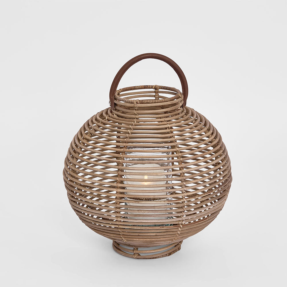 Eva Rattan Lantern Small