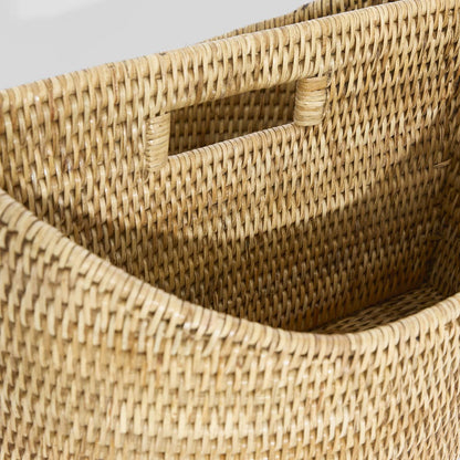 Paume Rattan Magazine Holder Natural