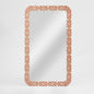 Adina Bone Inlay Mirror Peach/White