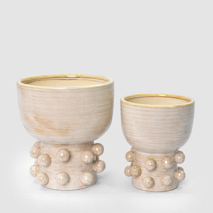 Hector Bobble Planter Large Natural 31cm