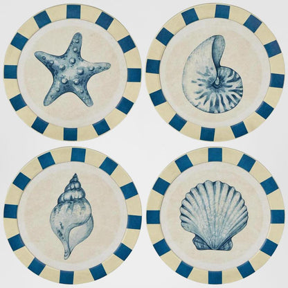 Seashells Round Wall Art