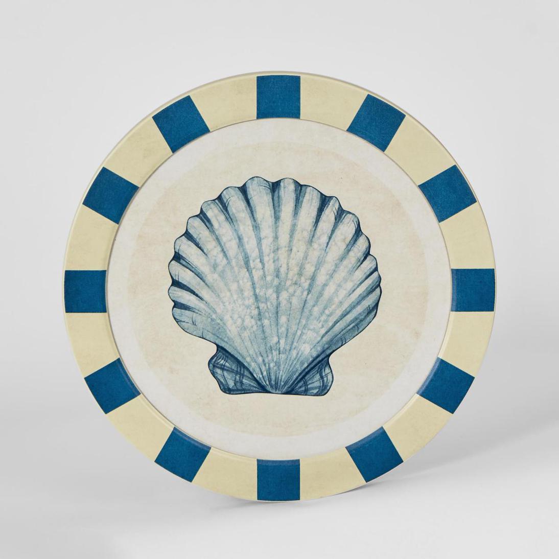Seashells Round Wall Art