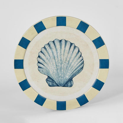 Seashells Round Wall Art