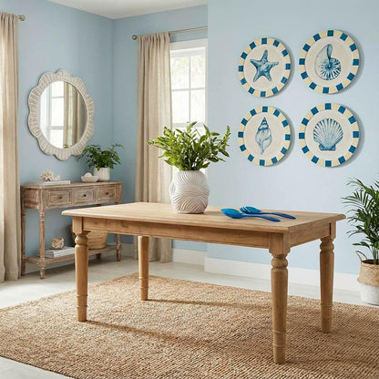 Seashells Round Wall Art