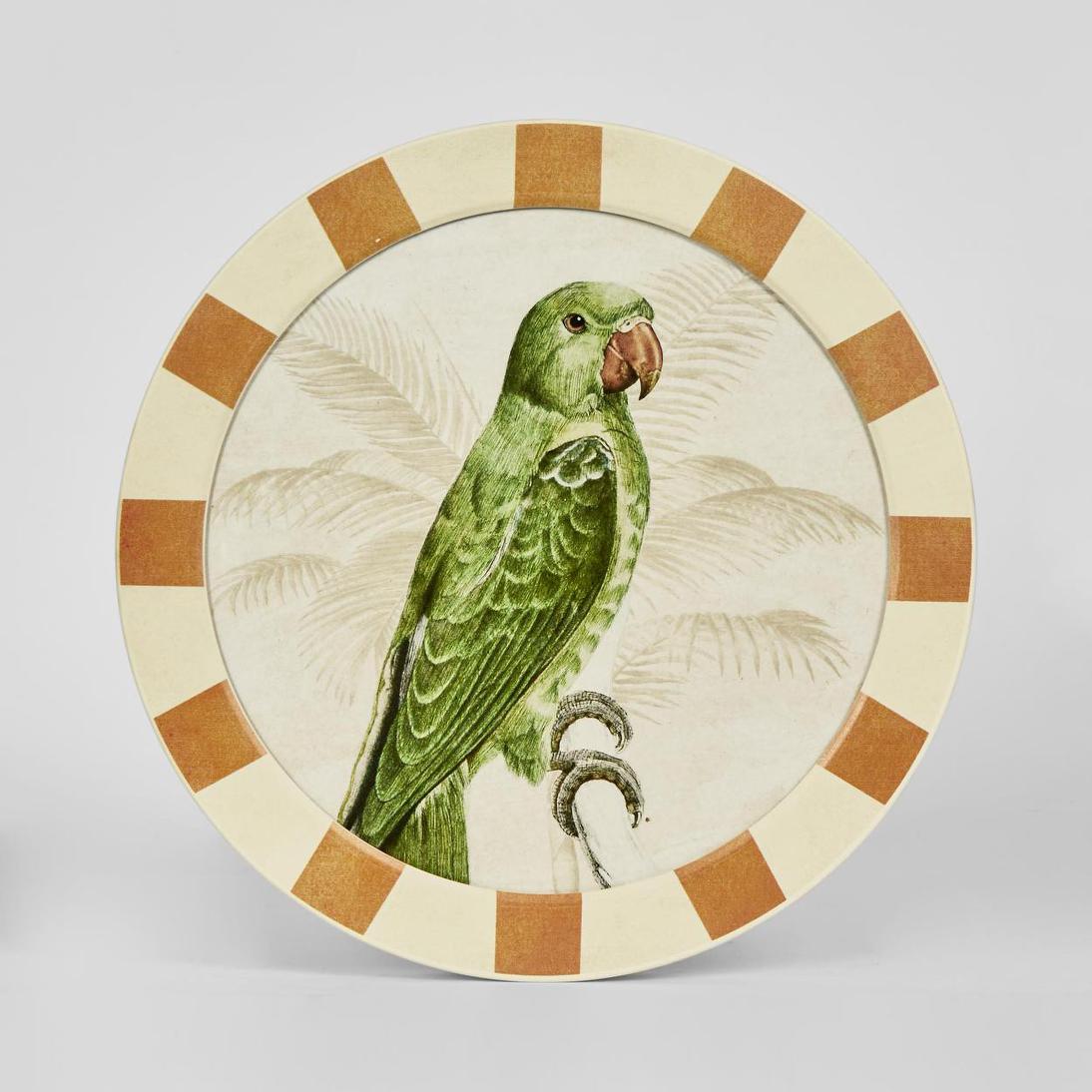 Parrots Round Wall Art