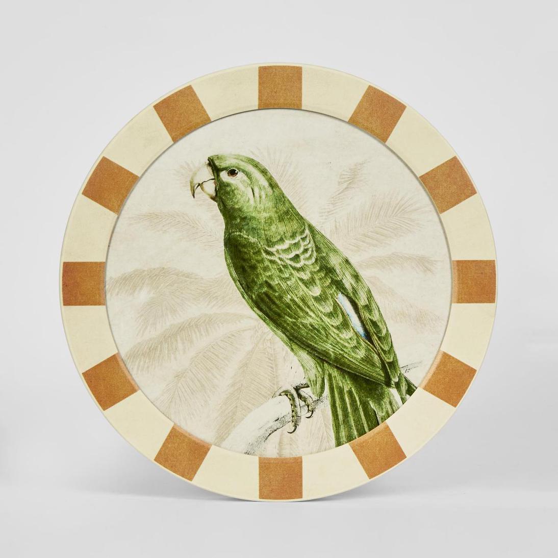 Parrots Round Wall Art