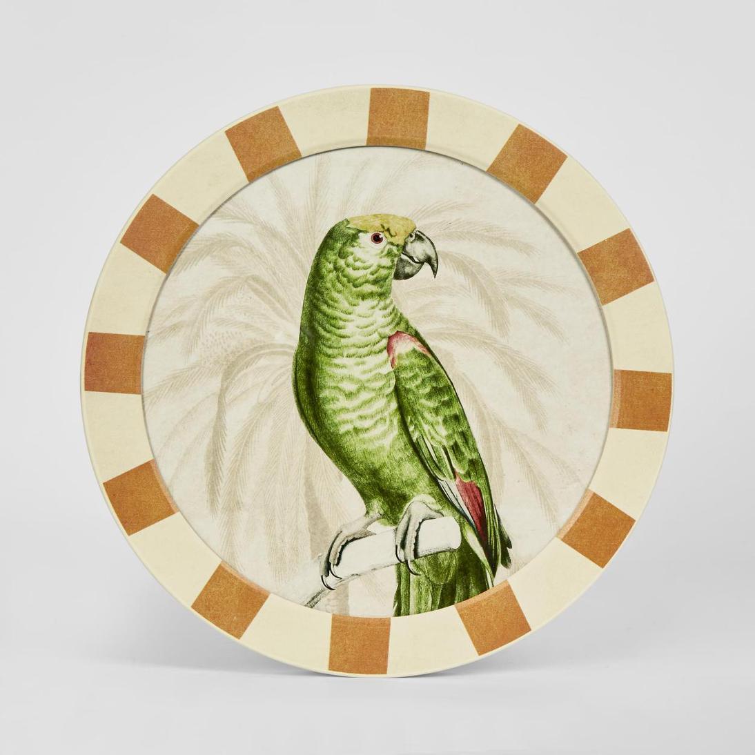 Parrots Round Wall Art