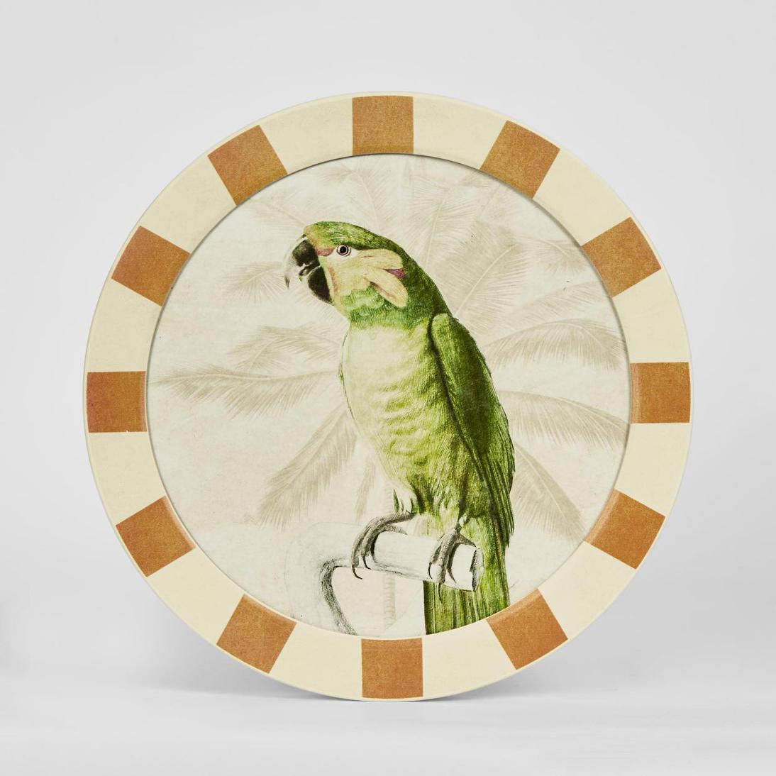 Parrots Round Wall Art