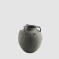 Sienna Vase with Handles Charcoal
