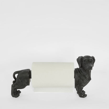 Coco Dachshund? Paper Towel Holder Black