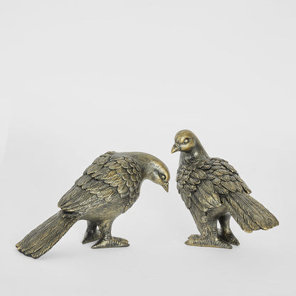Dove Lovebirds Sculptures Antique