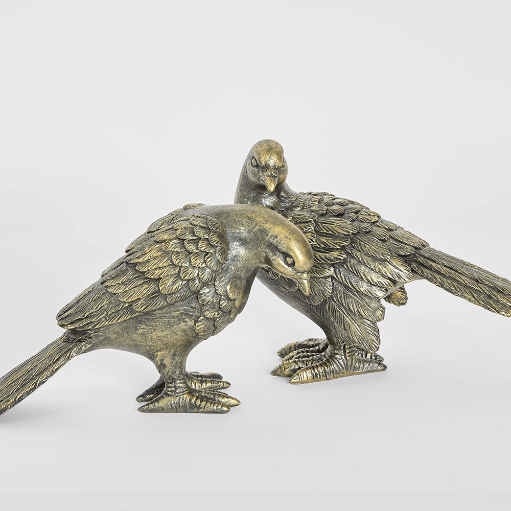 Dove Lovebirds Sculptures Antique