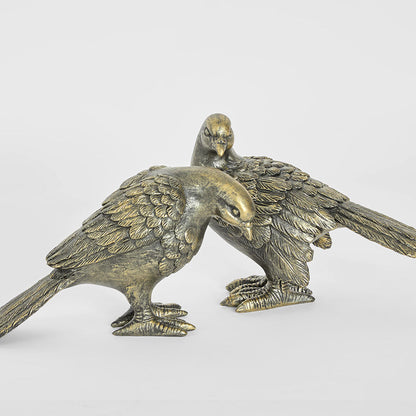Dove Lovebirds Sculptures Antique