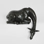Marcel Sitting Giraffe Sculpture Black