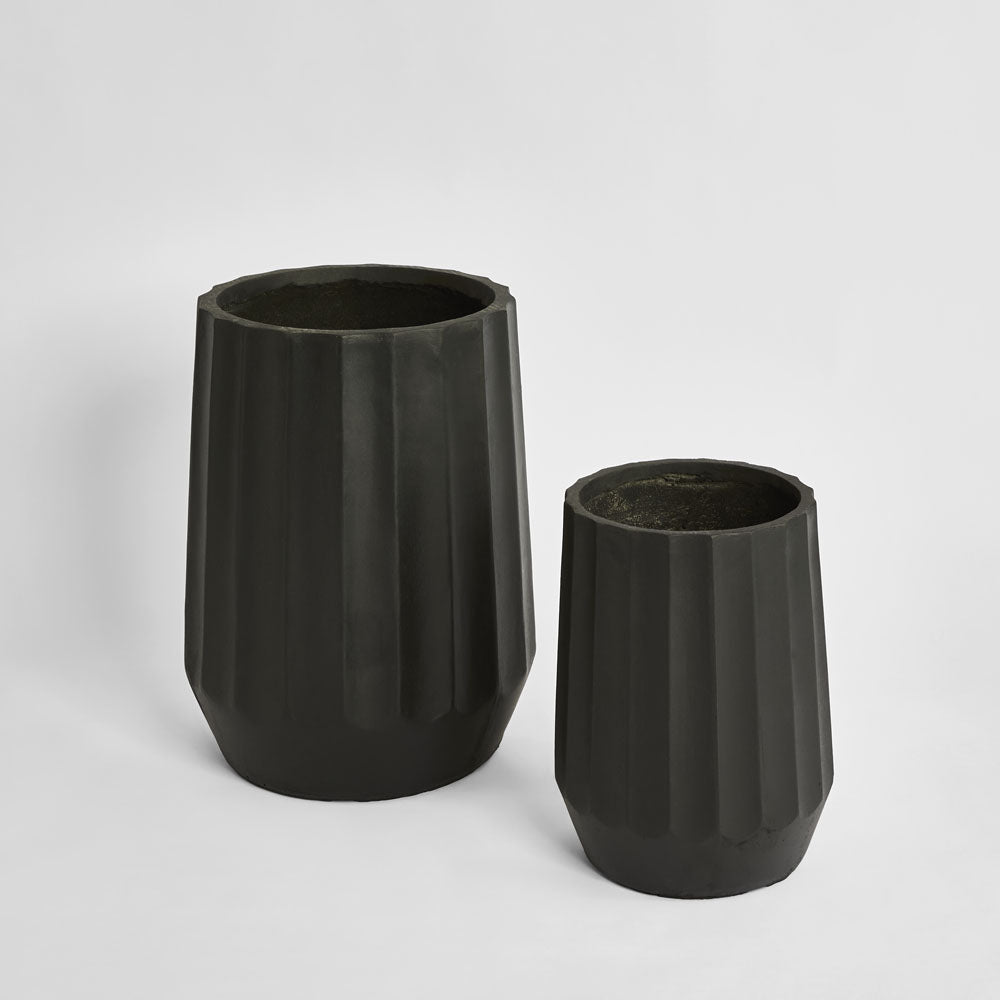 Ripple Planter Black