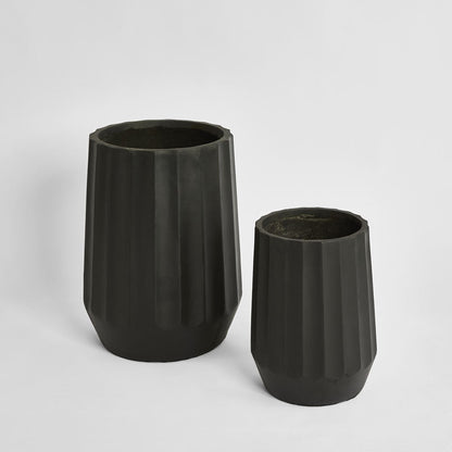 Ripple Planter Black