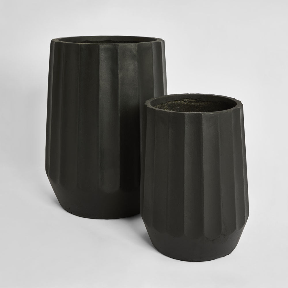 Ripple Planter Black