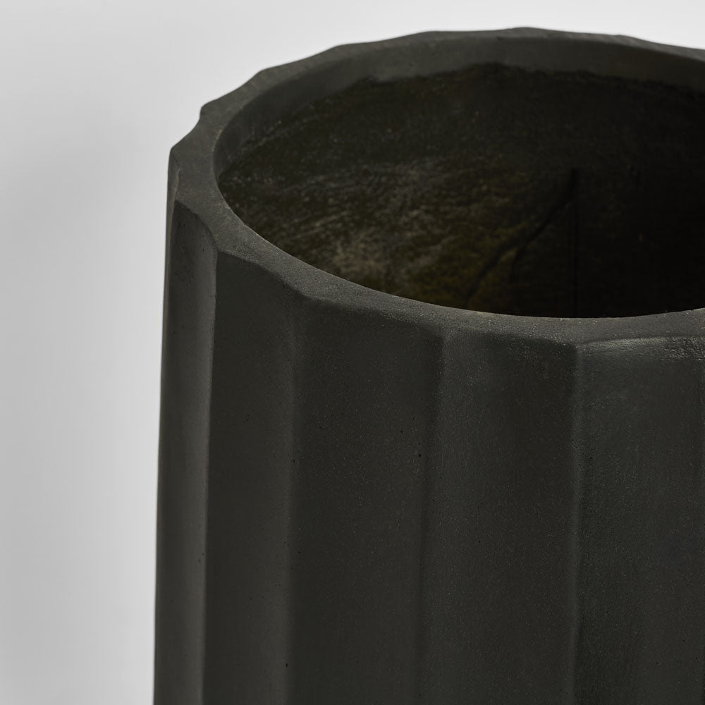 Ripple Planter Black
