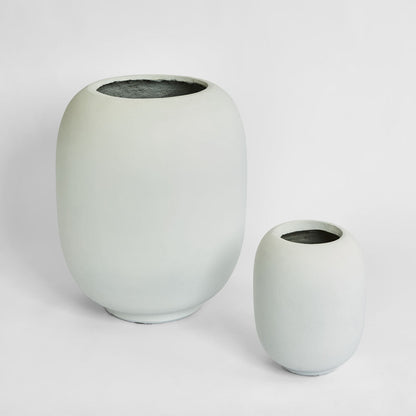 Sphere Tall Planter White