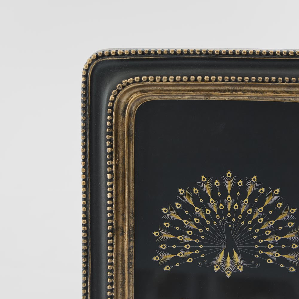 Vera Rectangle Photo Frame 4 x 6 Black & Gold