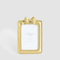 Fay Bow 4 x 6  Photo Frame Gold