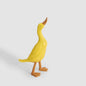Standing Duck Sculpture Large Yellow