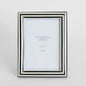 Aaro Bone Inlay 5 x 7 Photo Frame Black & White