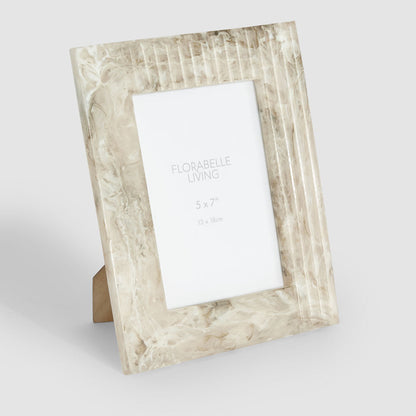Mist 5 x 7 Resin Photo Frame Beige