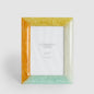 Dawn 5 x 7 Resin Photo Frame White & Orange