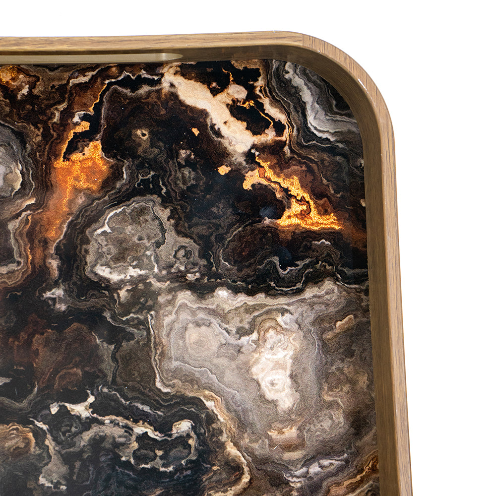 Granite Glass Tray