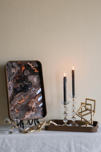 Granite Glass Tray