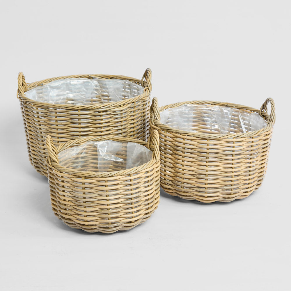 Saguaro Basket PE Rattan
