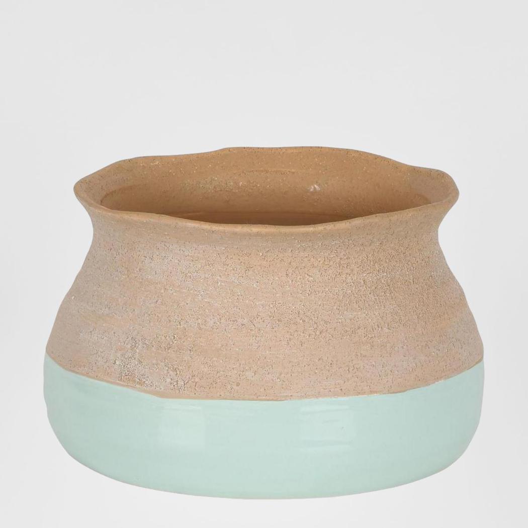 Anka Ceramic Pot Large Soft Sage