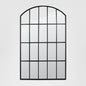 Bordeaux Outdoor Garden Mirror Black