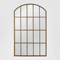 Bordeaux Outdoor Garden Mirror Rust