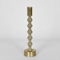 Elsa Candle Stand Medium Beige Gloss