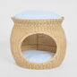 Cove Rattan Pet Bed Natural