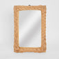 Twill Rattan Mirror Natural