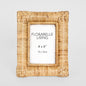 Wisp 4 x 6 Rattan Photo Frame Natural