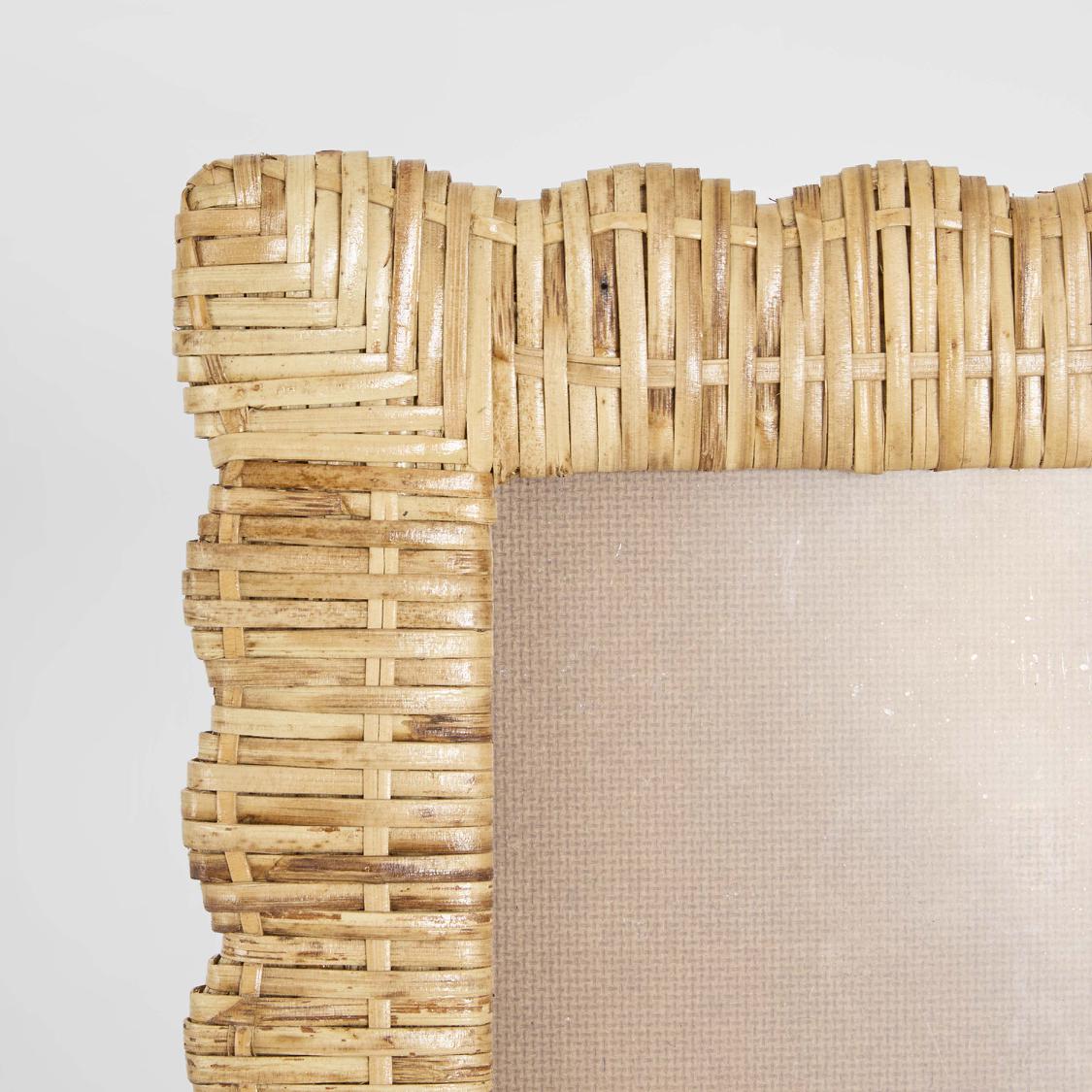 Mina 5 x 7  Rattan Photo Frame Natural