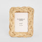 Twill 4 x 6 Rattan Photo Frame Natural