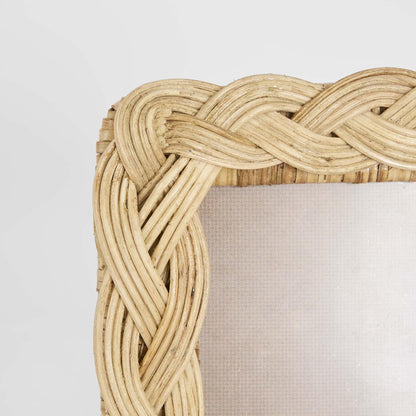 Twill 4 x 6 Rattan Photo Frame Natural