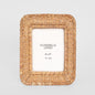 Bree 4 x 6 Rattan Photo Frame Brown