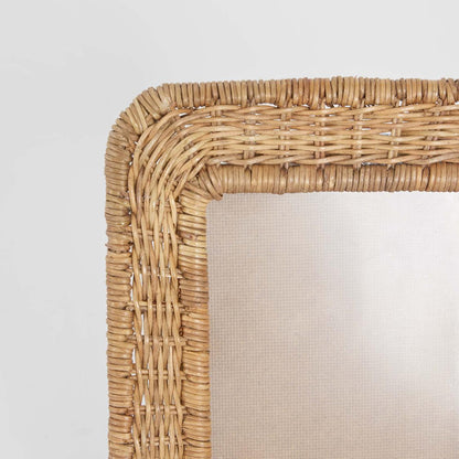 Bree 4 x 6 Rattan Photo Frame Brown