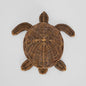 Ollie The 4 x 6 Rattan Turtle Brown