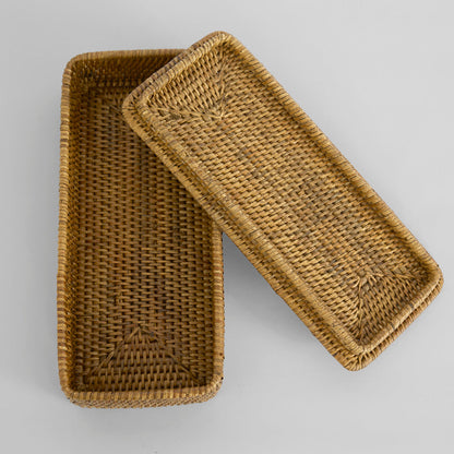 Valley Rattan Tray with a Lid