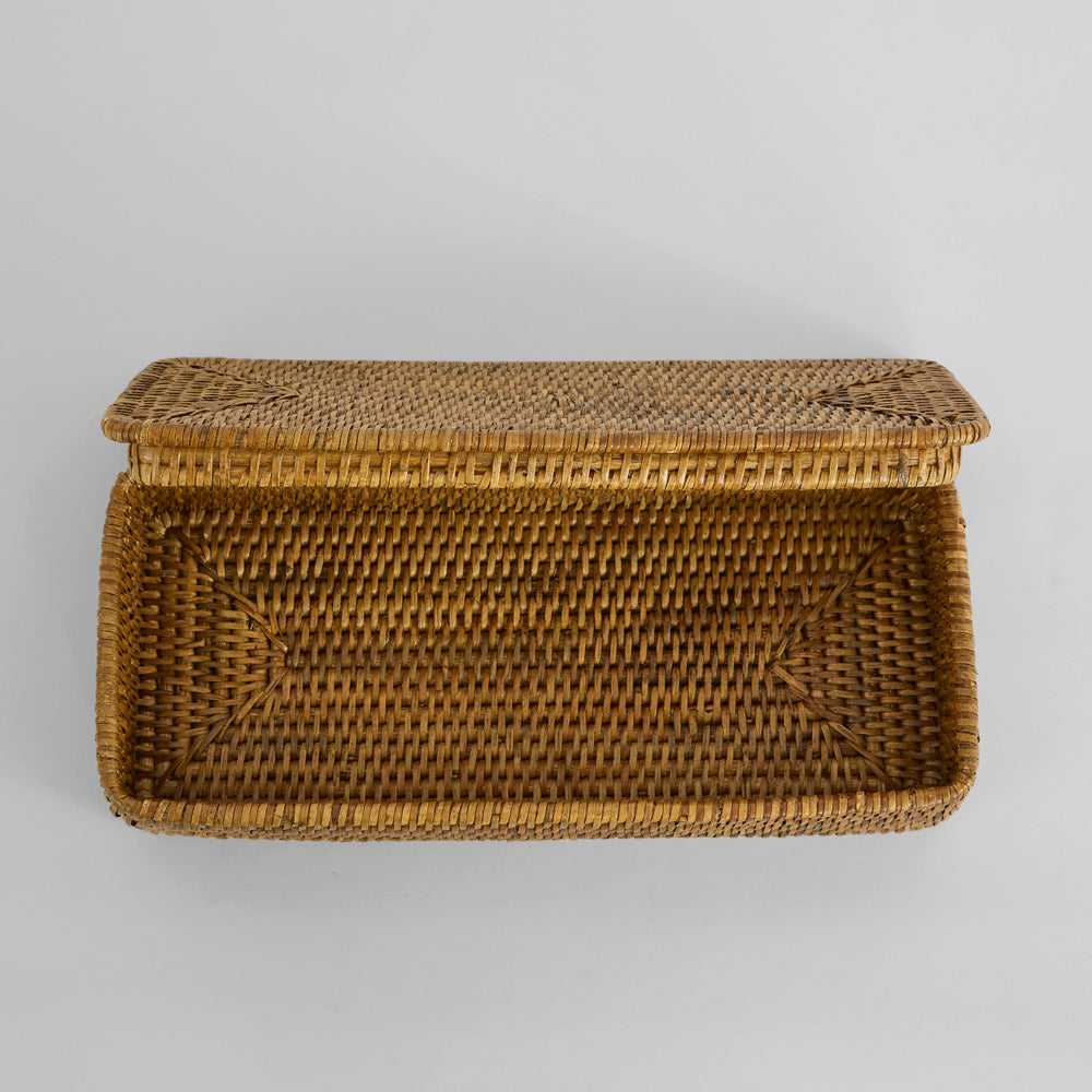 Valley Rattan Tray with a Lid