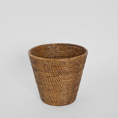 Valley Rattan Bin Brown