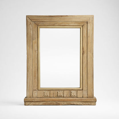 Ajantha Wooden Window Mirror Small