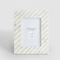 Cici Linea 5 x 7 Photo Frame Opal White Marble